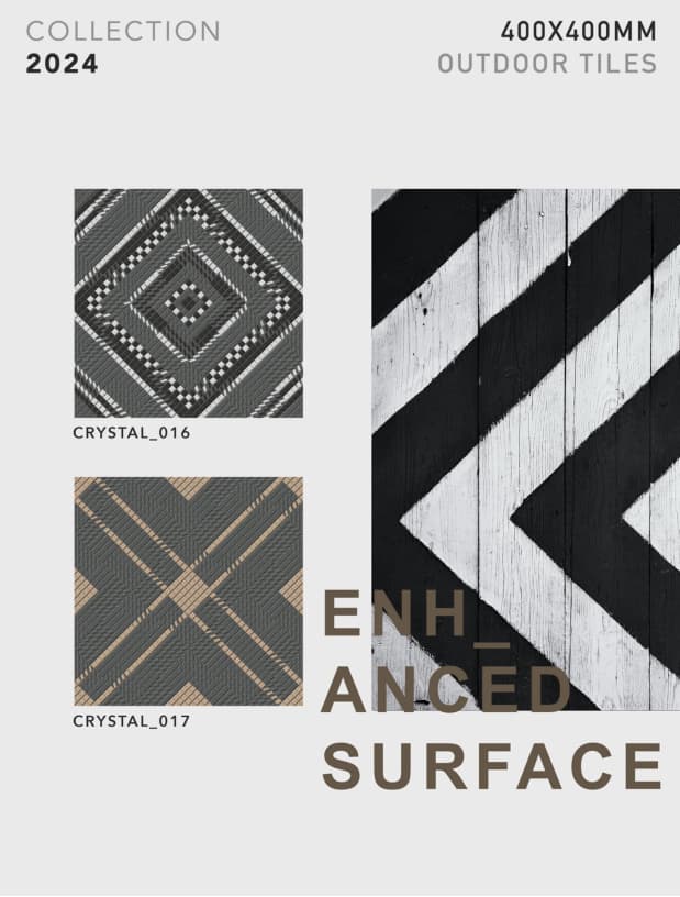 Crystal 400x400mm outdoor tile