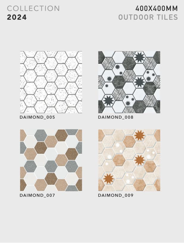 Diamond 400x400mm outdoor tile