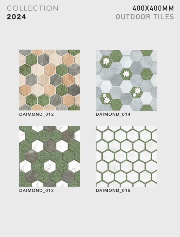 Diamond 400x400mm outdoor tile