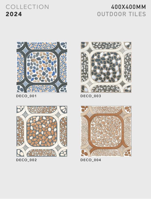 Deco 400x400mm outdoor tile