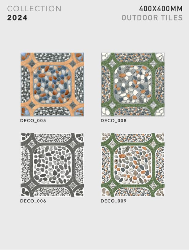 Deco 400x400mm outdoor tile