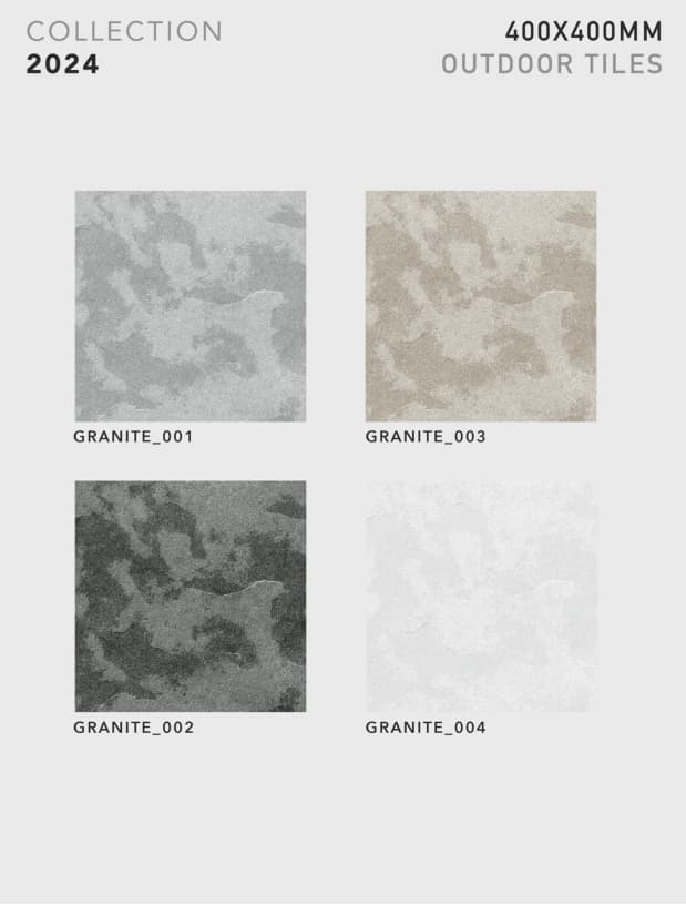 Granite 400x400mm outdoor tile