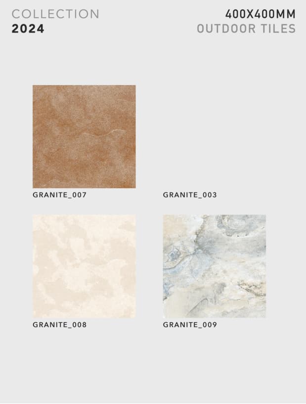 Granite 400x400mm outdoor tile