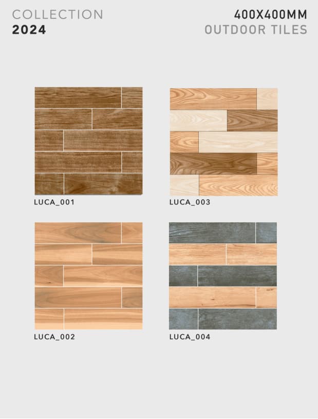 Luca 400x400mm outdoor tile