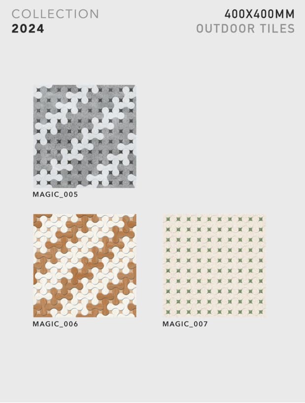 Magic 400x400mm outdoor tile