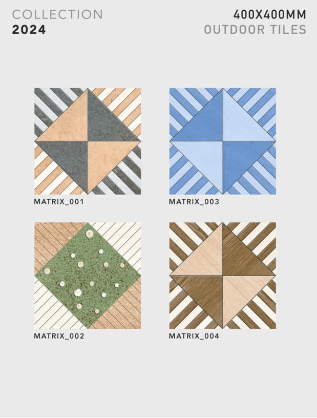 Matrix 400x400mm outdoor tile