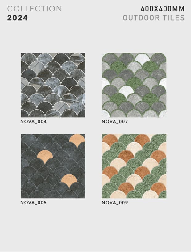 Nova 400x400mm outdoor tile