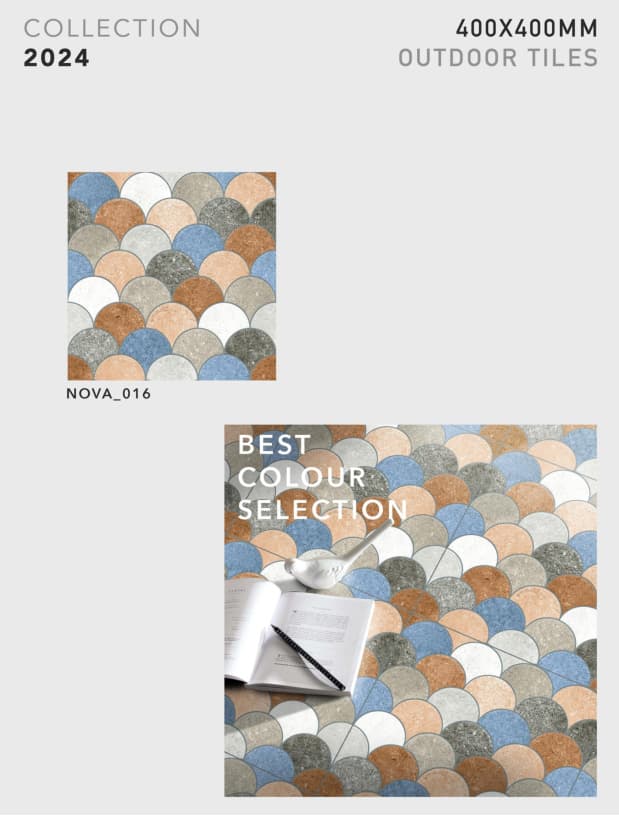 Nova 400x400mm outdoor tile