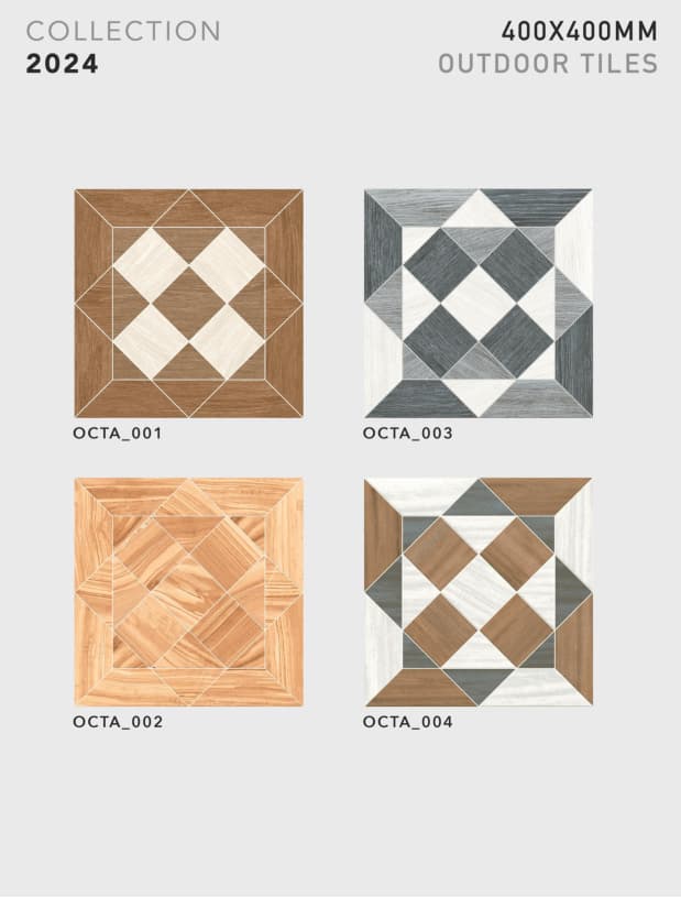 Octa 400x400mm outdoor tile