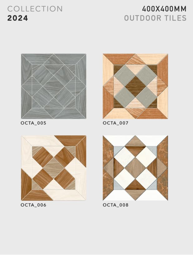 Octa 400x400mm outdoor tile