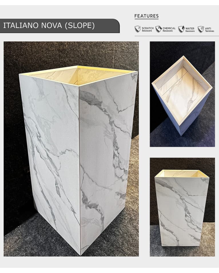 Handmade Floor Mount Italiano Nova (Slope)