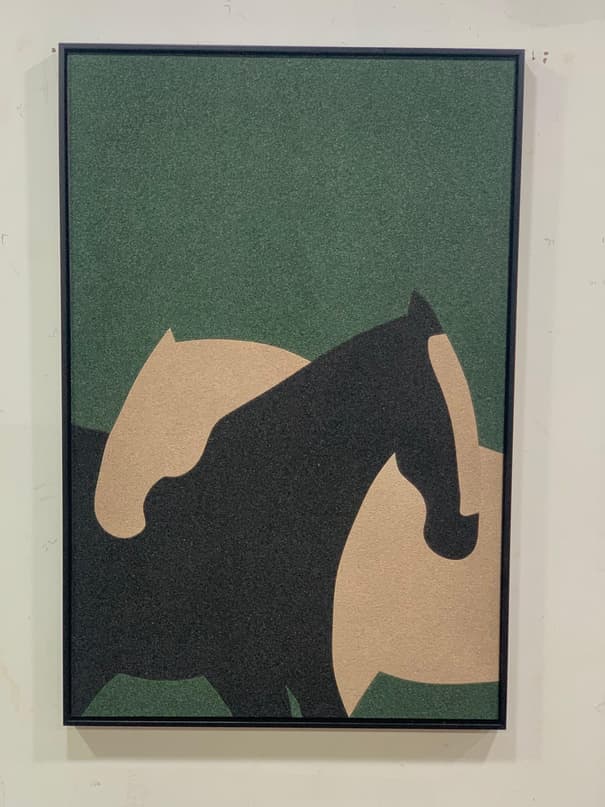 Double Horse Wall Art wall art